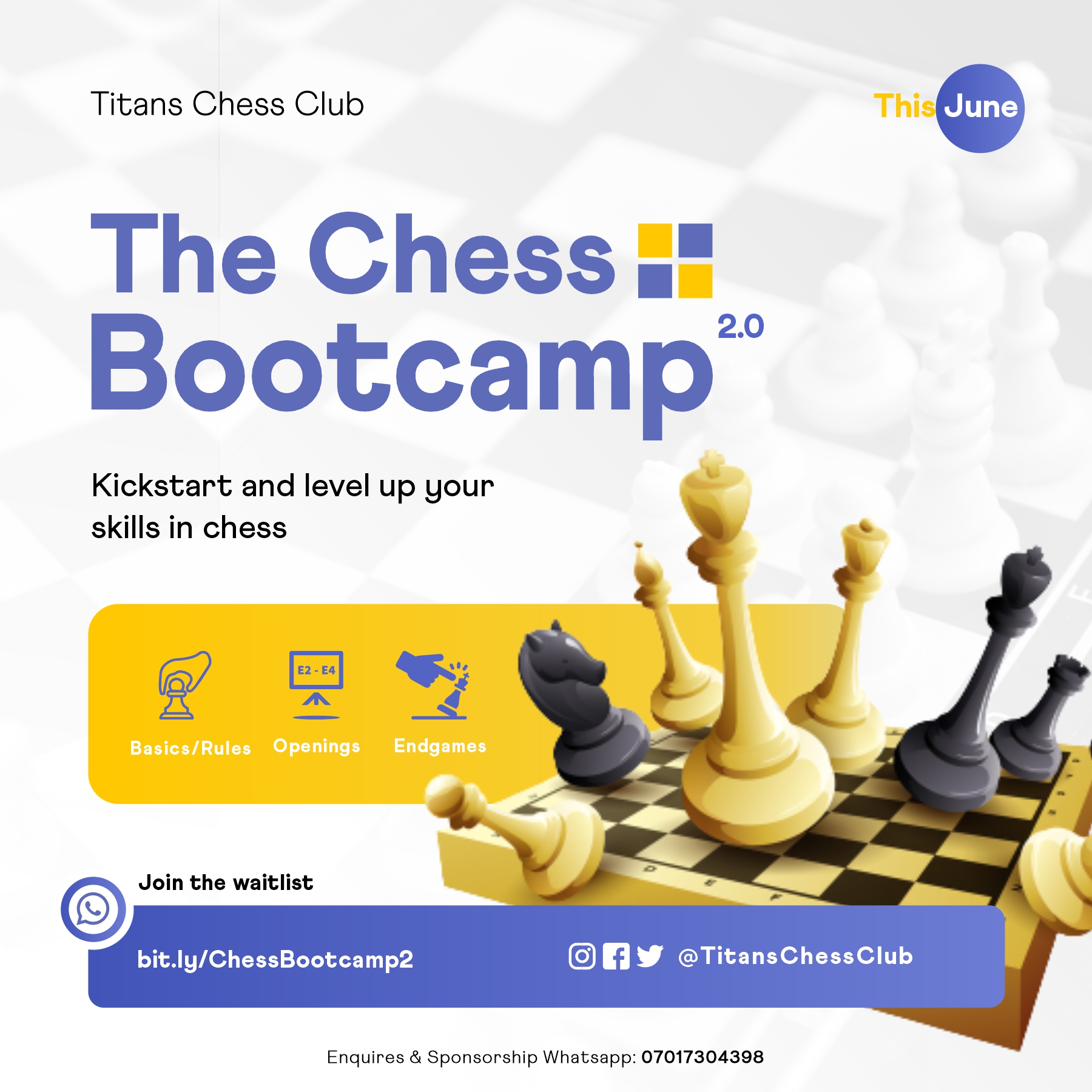 the chess bootcamp 2.o